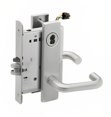 Schlage L9092EUB 03L Electrified Mortise Lock, Fail Secure, w/ Cylinder Outside