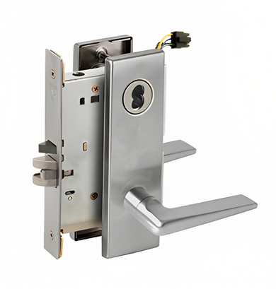 Schlage L9092ELJ 05N Electrified Mortise Lock, Fail Safe, w/ Cylinder Outside