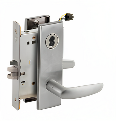 Schlage L9092EUJ 07N Electrified Mortise Lock, Fail Secure, w/ Cylinder Outside