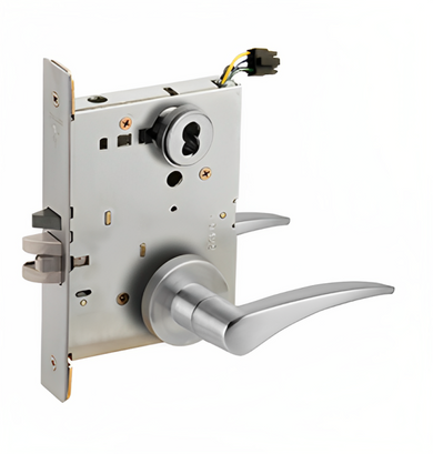 Schlage L9092ELJ 12A Electrified Mortise Lock, Fail Safe, w/ Cylinder Outside