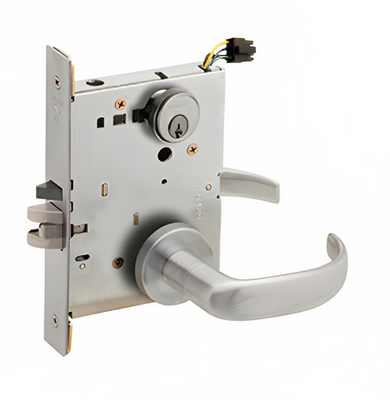 Schlage L9092ELP 17A Electrified Mortise Lock, Fail Safe, w/ Cylinder Outside
