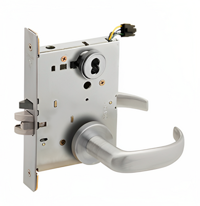 Schlage L9092ELJ 17A Electrified Mortise Lock, Fail Safe, w/ Cylinder Outside