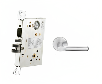 Schlage L9092ELB 18N Electrified Mortise Lock, Fail Safe, w/ Cylinder Outside