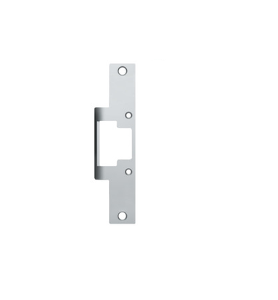 Hes 802 Faceplate Only, 8000/8300 Series, 7-15/16" x 1-7/16", Flat with Radius Corners
