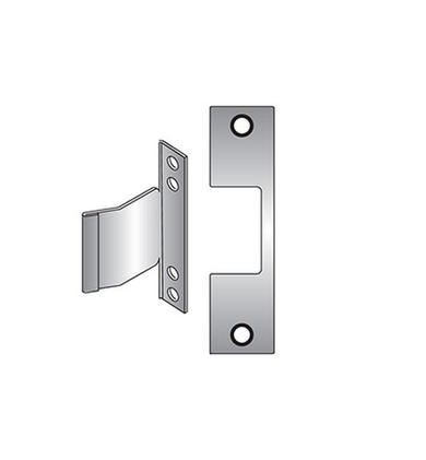 Hes E Faceplate Only, 1006 Series, 4-7/8" x 1-1/4", Use with Cylindrical Deadbolts