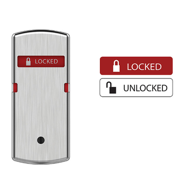 Schlage 47804375 Sectional Privacy Indicator, Exterior, LOCKED/UNLOCKED