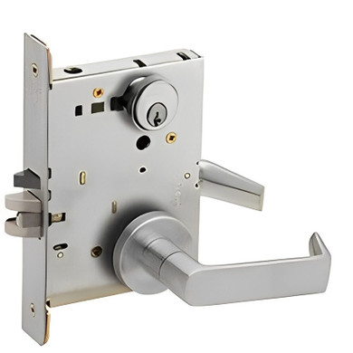 Schlage L9080P 06A Storeroom Mortise Lock, w/ 06 Lever and A Rose