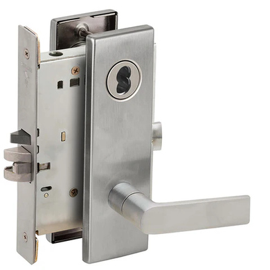 Schlage L9071J 01N Classroom Security Mortise Lock, Accepts Small Format IC Core (SFIC)