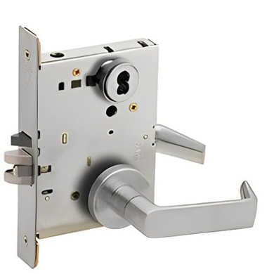 Schlage L9080B 06A Storeroom Mortise Lock, Accepts Small Format IC Core (SFIC)