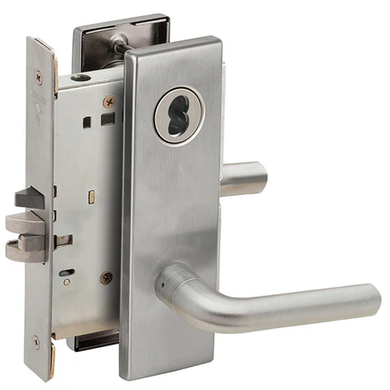 Schlage L9071J 02N Classroom Security Mortise Lock, Accepts Large Format IC Core (LFIC)