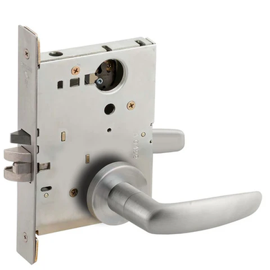 Schlage L9080L 07A Storeroom Mortise Lock, Less Cylinder