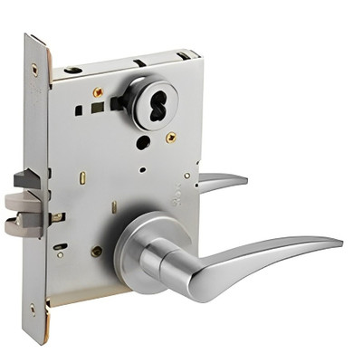 Schlage L9077B 12A Classroom Security Holdback Mortise Lock, Accepts Small Format IC Core (SFIC)