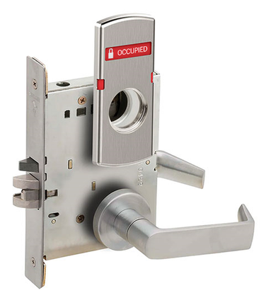 Schlage L9071L 06A OS-OCC Classroom Security Mortise Lock w/ Exterior Vacant/Occupied Indicator