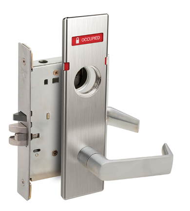 Schlage L9076L 06N L283-722 Classroom Holdback Mortise Lock w/ Exterior Vacant/Occupied Indicator