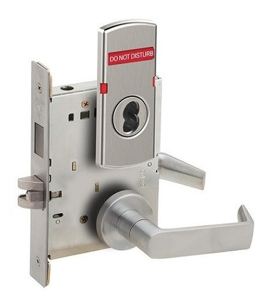 Schlage L9456B 06A OS-DND Corridor Mortise Lock w/ Exterior Do Not Disturb Indicator