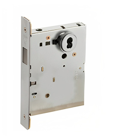 Schlage L9464B Single Cylinder by Blank Mortise Deadlock, Accepts Small Format IC Core (SFIC)