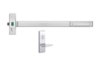 PHI Precision 2110VI V4908B Rim Wide Exit Bar, Classroom Intruder Function, Double Cylinder with Indicator
