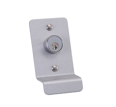 Detex 03P W-CYL KA P Pull Plate Key Retracts Latch w/ Cylinder for Value Series Devices