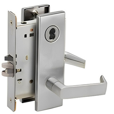 Schlage L9082J 06N Institution Mortise Lock, Accepts Large Format IC Core (LFIC)