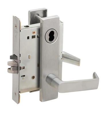Schlage L9082J 06L Institution Mortise Lock, Accepts Large Format IC Core (LFIC)