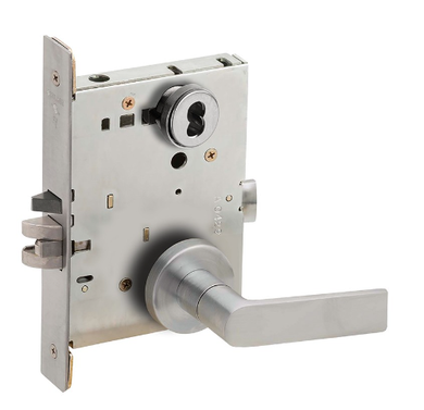 Schlage L9082B 01A Institution Mortise Lock, Accepts Small Format IC Core (SFIC)