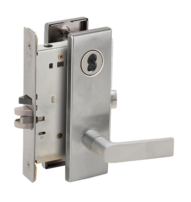 Schlage L9082B 01N Institution Mortise Lock, Accepts Small Format IC Core (SFIC)