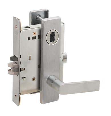 Schlage L9082J 01L Institution Mortise Lock, Accepts Large Format IC Core (LFIC)