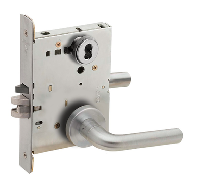 Schlage L9082J 02A Institution Mortise Lock, Accepts Large Format IC Core (LFIC)