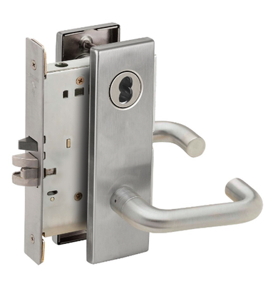Schlage L9082J 03N Institution Mortise Lock, Accepts Large Format IC Core (LFIC)