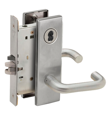 Schlage L9082B 03N Institution Mortise Lock, Accepts Small Format IC Core (SFIC)
