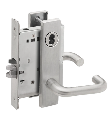 Schlage L9082B 03L Institution Mortise Lock, Accepts Small Format IC Core (SFIC)