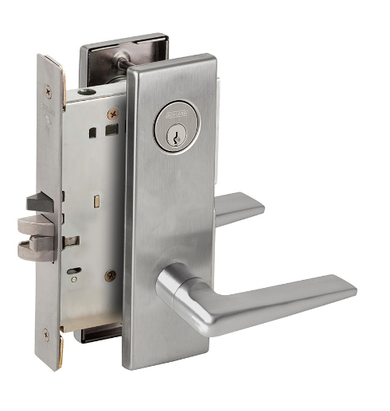 Schlage L9082P 05N Institution Mortise Lock w/ 05 Lever and N Escutcheon