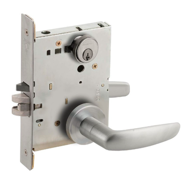 Schlage L9082P 07A Institution Mortise Lock w/ 07 Lever and A Rose