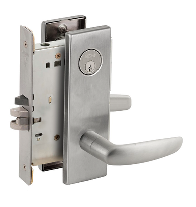 Schlage L9082P 07N Institution Mortise Lock w/ 07 Lever and N Escutcheon
