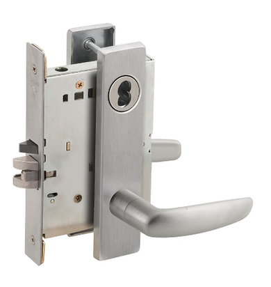 Schlage L9082J 07L Institution Mortise Lock, Accepts Large Format IC Core (LFIC)