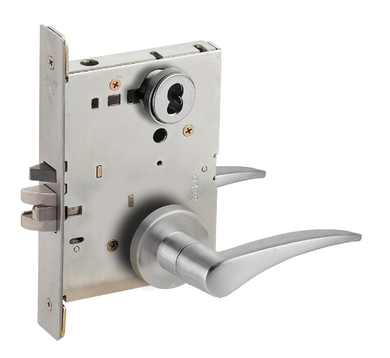 Schlage L9082B 12A Institution Mortise Lock, Accepts Small Format IC Core (SFIC)