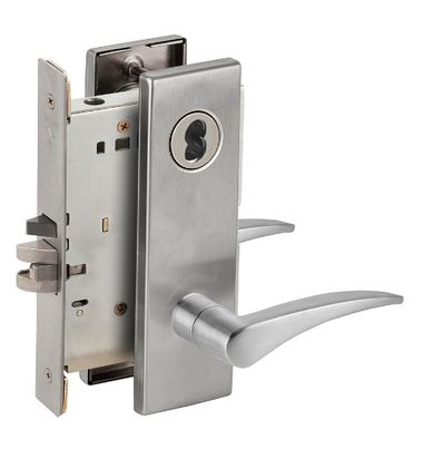 Schlage L9082B 12N Institution Mortise Lock, Accepts Small Format IC Core (SFIC)