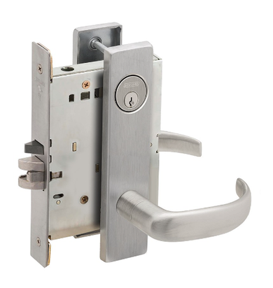 Schlage L9082P 17L Institution Mortise Lock w/ 17 Lever and L Escutcheon
