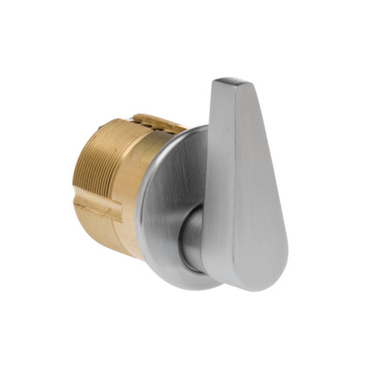 Kaba Ilco ADA-7201TK1 1-1/4" ADA Turn Knob Mortise Cylinder, Standard Cam