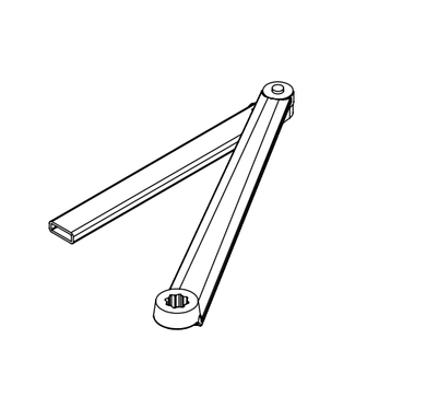 Sargent  63-2607 EN Main Arm and Link Assembly, Aluminum