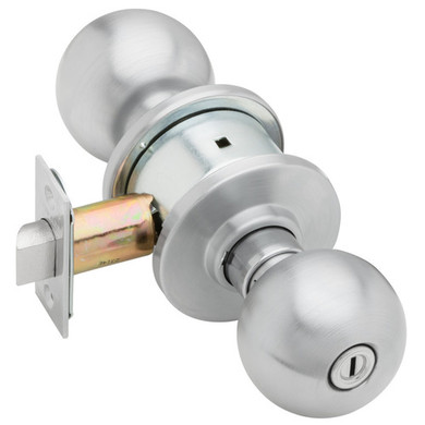 Schlage A40S ORB Privacy Cylindrical Lock, Orbit Knob