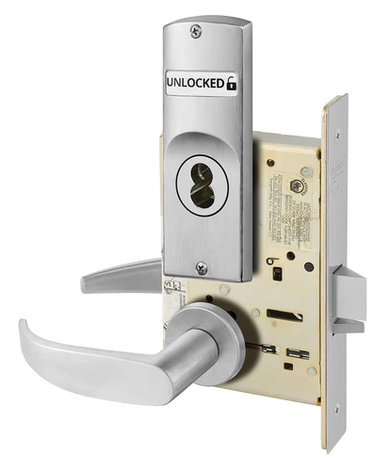 Sargent 60V40-8205 LNP Office or Entry Mortise Lock w/ Unlocked/Locked Indicator