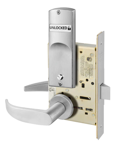 Sargent V40-8265 LNP Privacy Bath/Bedroom Mortise Lock w/ Unlocked/Locked Indicator