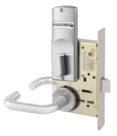 Sargent V04-8265 LNJ Privacy Bath/Bedroom Mortise Lock w/ Unlocked/Locked Indicator