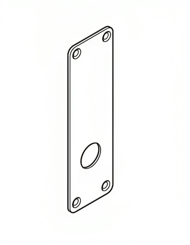 Corbin Russwin 544F76 ML2000 Inside or Outside Wrought "N" Escutcheon