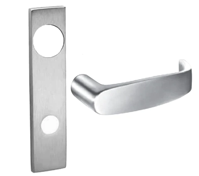 Sargent TR-8265 LE2L Privacy Bath/Bedroom Mortise Trim Pack, LE2 Escutcheon, L Lever