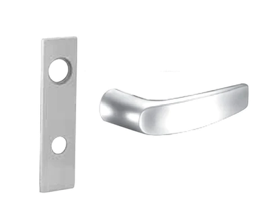 Sargent TR-8243 LW1B Apartment Corridor Mortise Trim Pack, LW1 Escutcheon, B Lever
