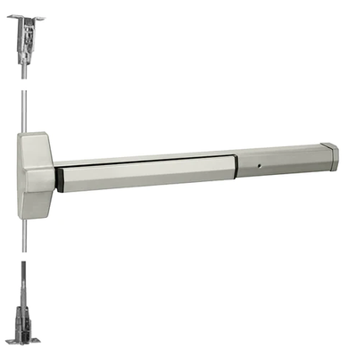 Yale 7120 36 Wide Stile Concealed Vertical Rod Exit Device, 36"
