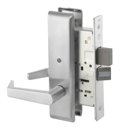 Accentra (Yale) AUCN8802FL Privacy, Bedroom or Bath Mortise Lever Lock, Augusta Style