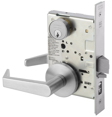 Accentra (Yale) AUR8807FL Entry Mortise Lever Lock, Augusta Style